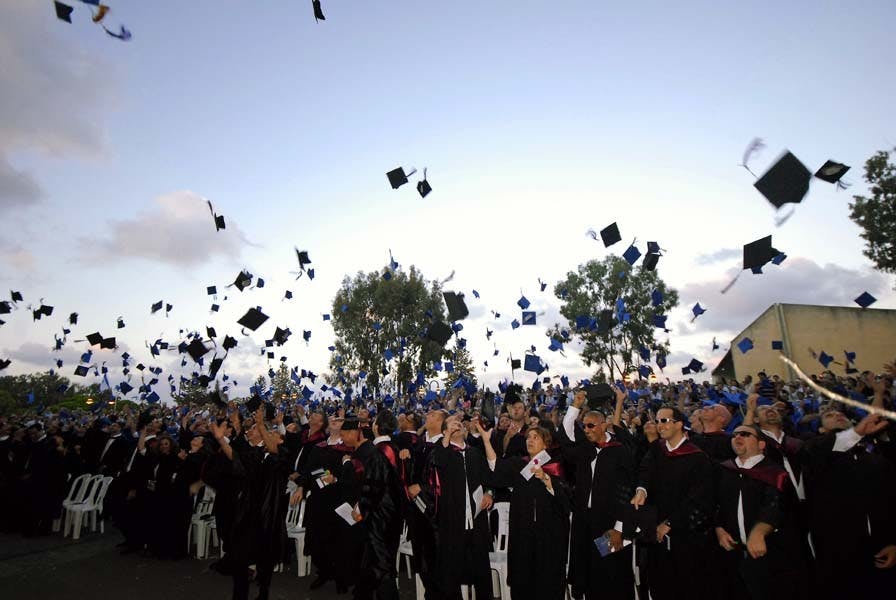 Provost presides over an Israeli commencement