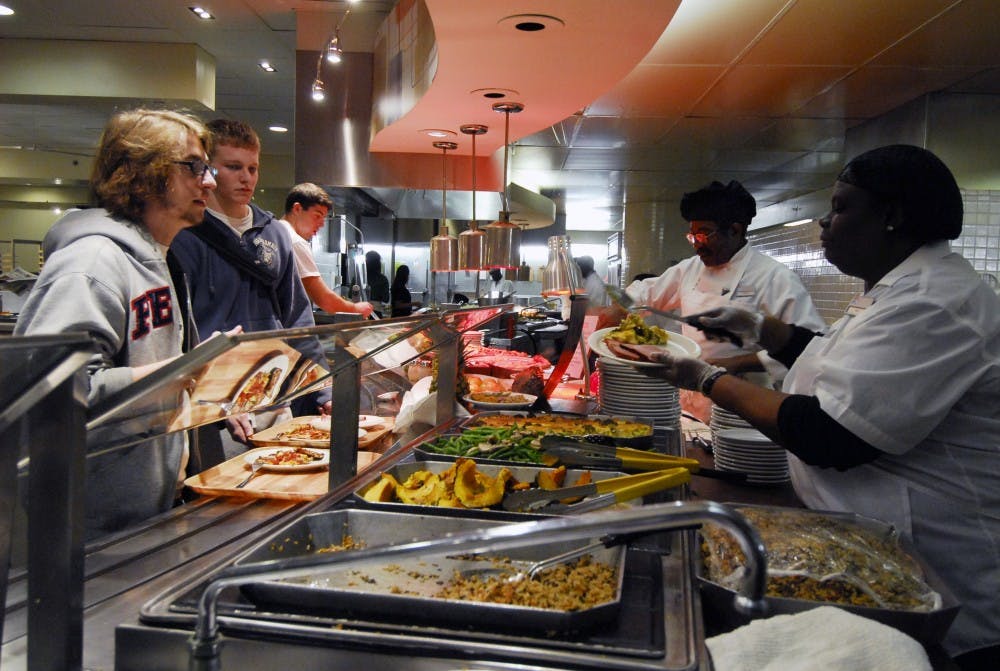 The Hill Dining Hall provides a preemptive Thanksgiving feast