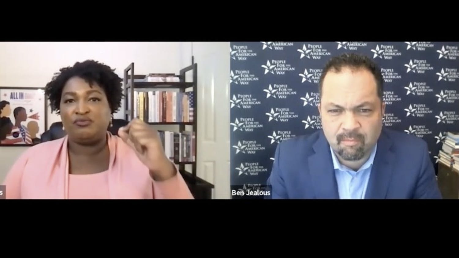 Stacey Abrams Zoom Event