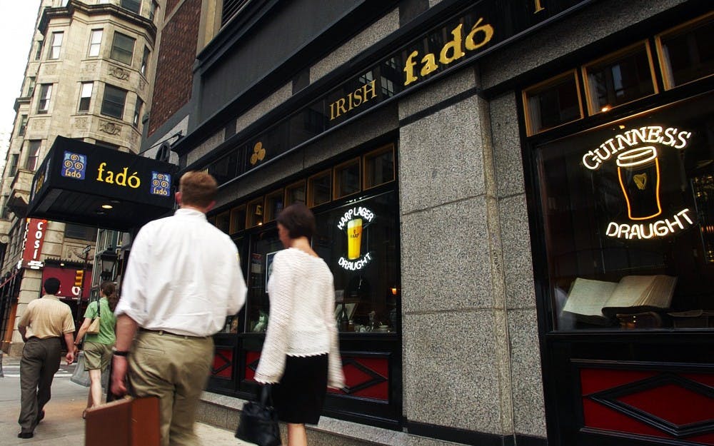 Fado is an Irish Pub located at 15th and Locust Streets.