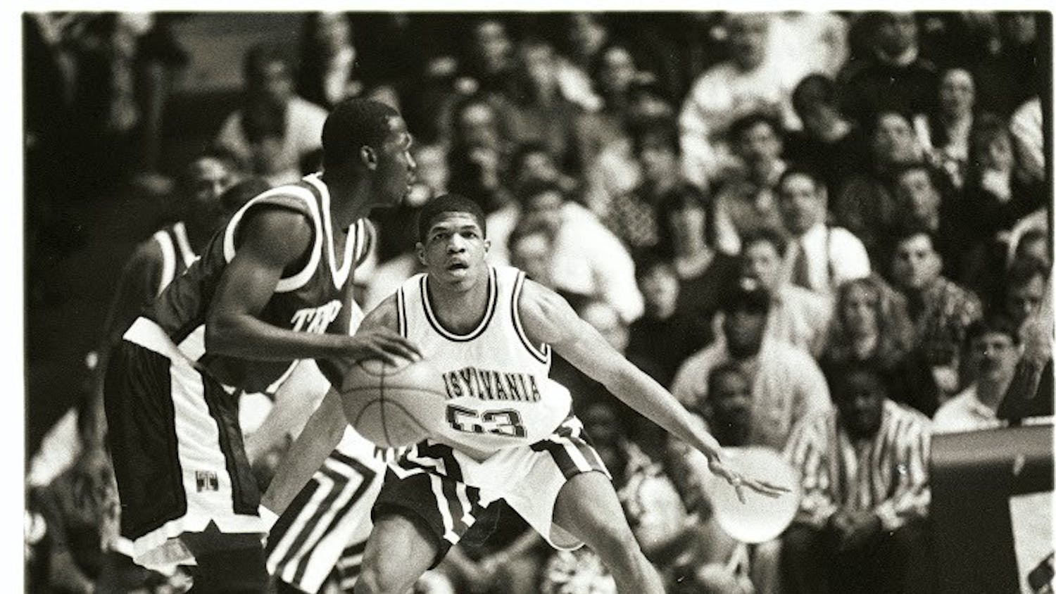 Along with teammate Tim Krug, current Penn coach Jerome Allen played on three consecutive Ivy title teams in the early 1990s. Allen was fired informed he would not return to the program last Monday.