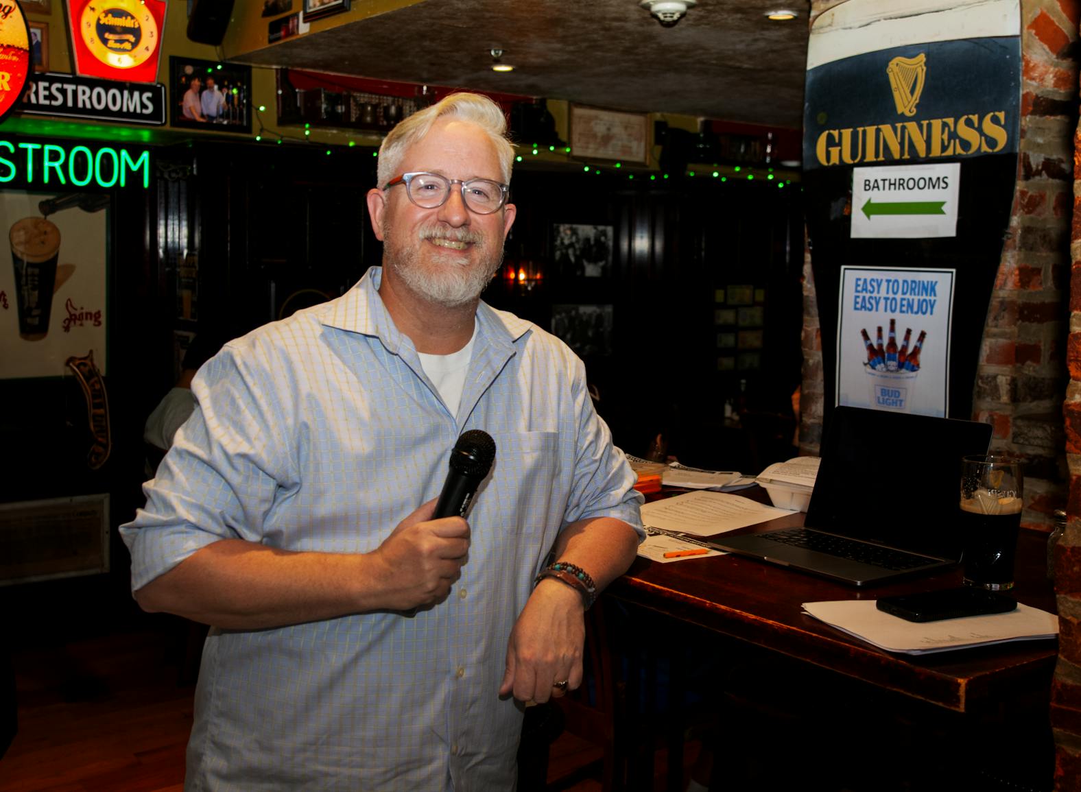 Dennis McGlynn, New Deck Quizmaster (Devin Khemalaap)