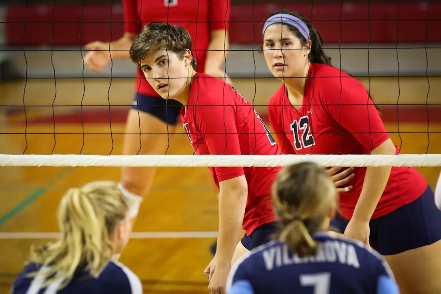 Seniors Kendall Turner and Trina Ohms may have lost on their last match at the Palestra, but they did not go down without a fight against a tough Harvard squad.
