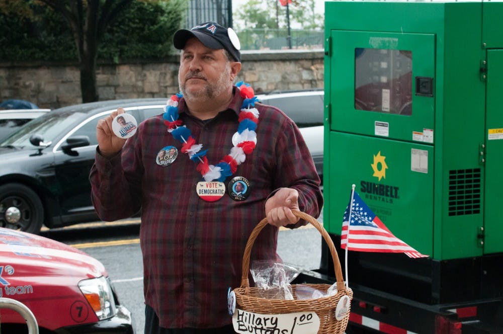 Sean (Germantown, PA)“The Republicans have gone off the rails. Their tax policies are crazy. . . .&nbsp;Progressive taxation is the fundamental basis of the democratic party where the rich pay a little bit more in taxes. That’s what I believe in”.