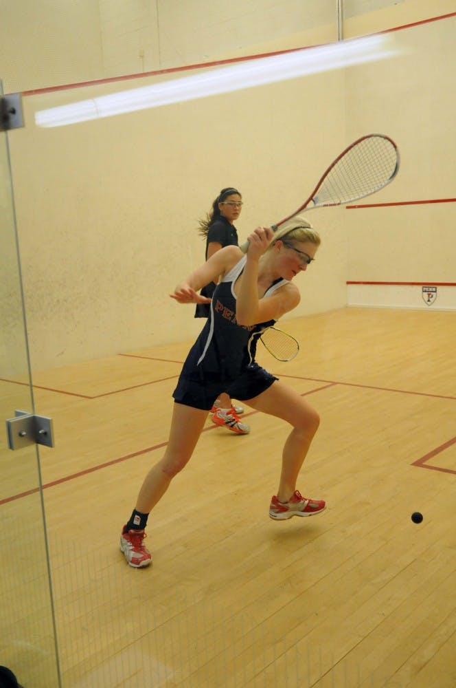 Women's squash versus Princeton 12/02/2011
