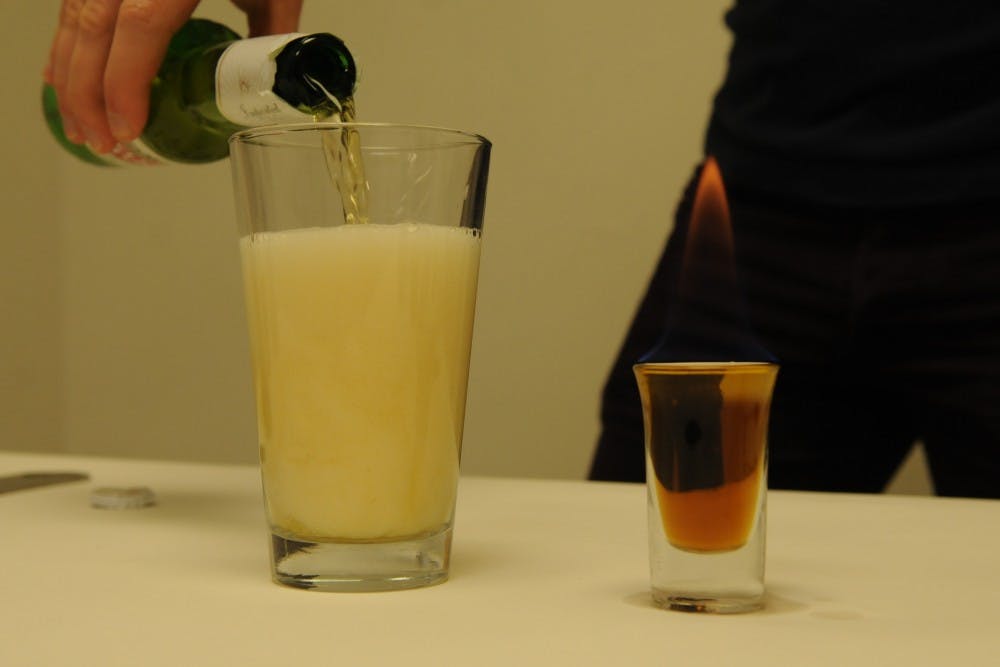 In "Bartending Part 1," students can take a crash course in mixing drinks and handling glassware. Participants will receive a certificate upon completion.