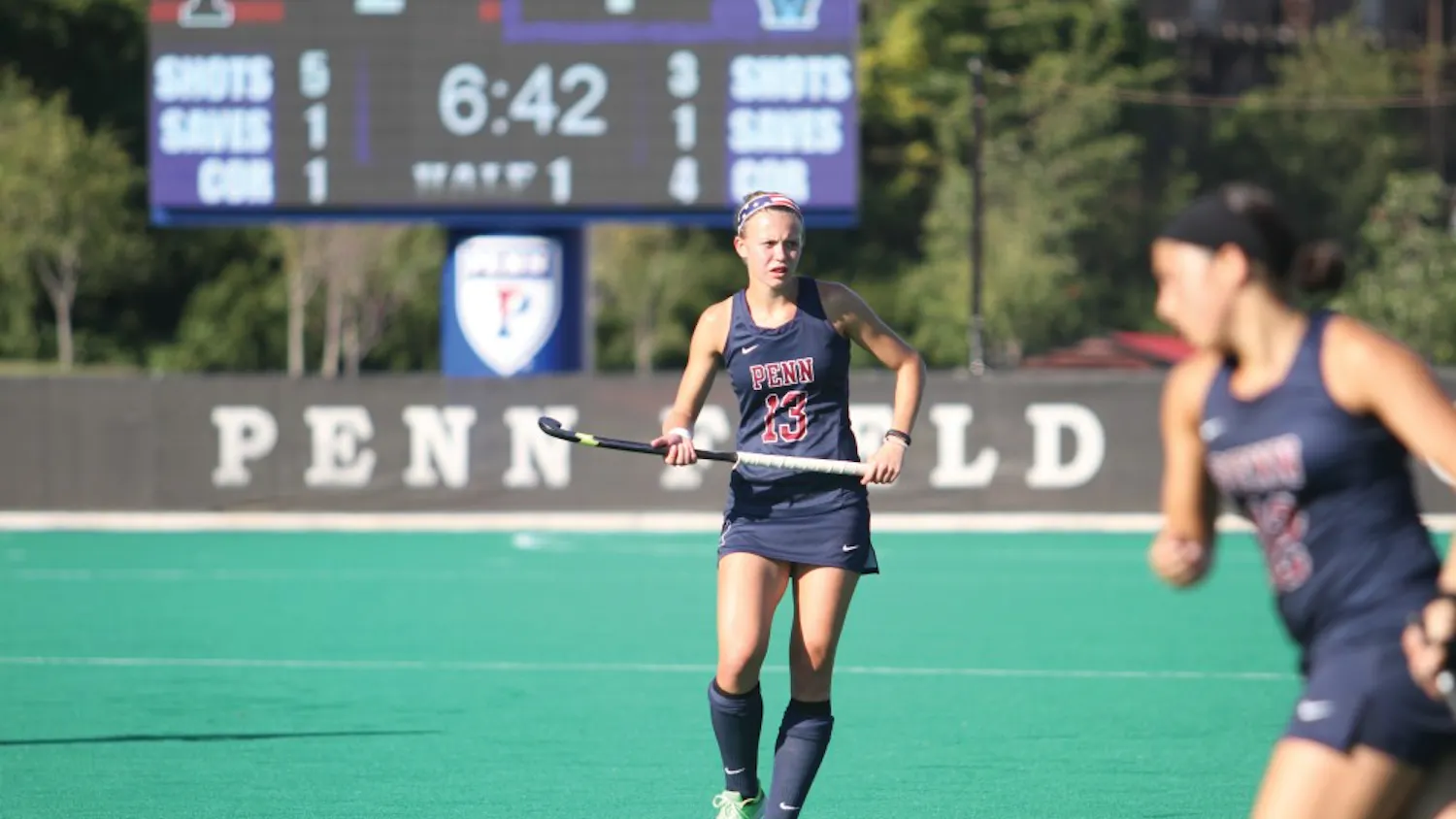 A minute and a half after Elise Tilton knotted Penn field hockey’s game with Brown, freshman Selena Garzio scored the go-ahead goal to give the Quakers a 2-1 win. Penn will play for the Ivy title against Princeton on Saturday.