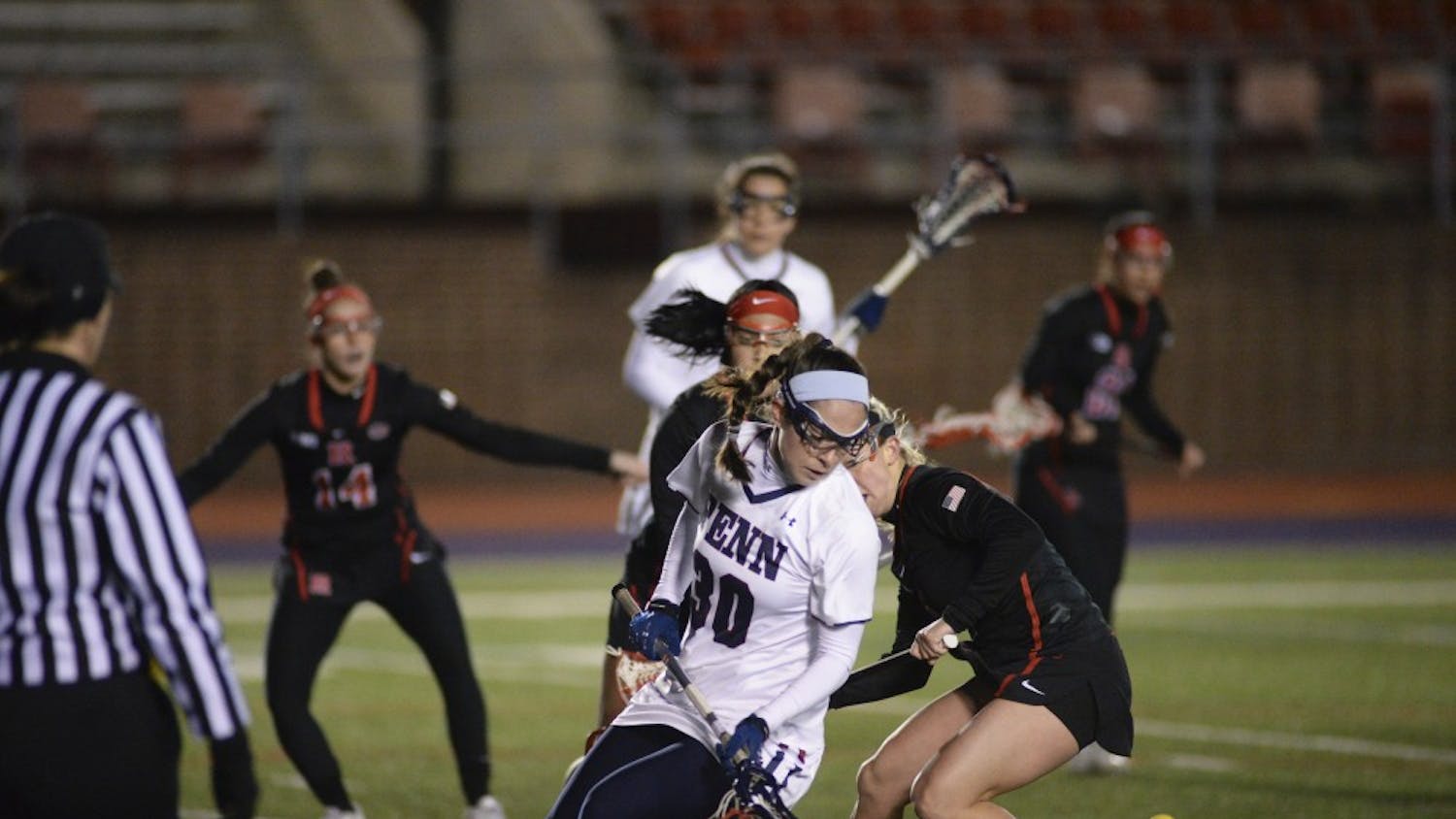 Junior midfielder Alex Condon led Penn to victory over Johns Hopkins, scoring eight of the Quakers' ten goals.