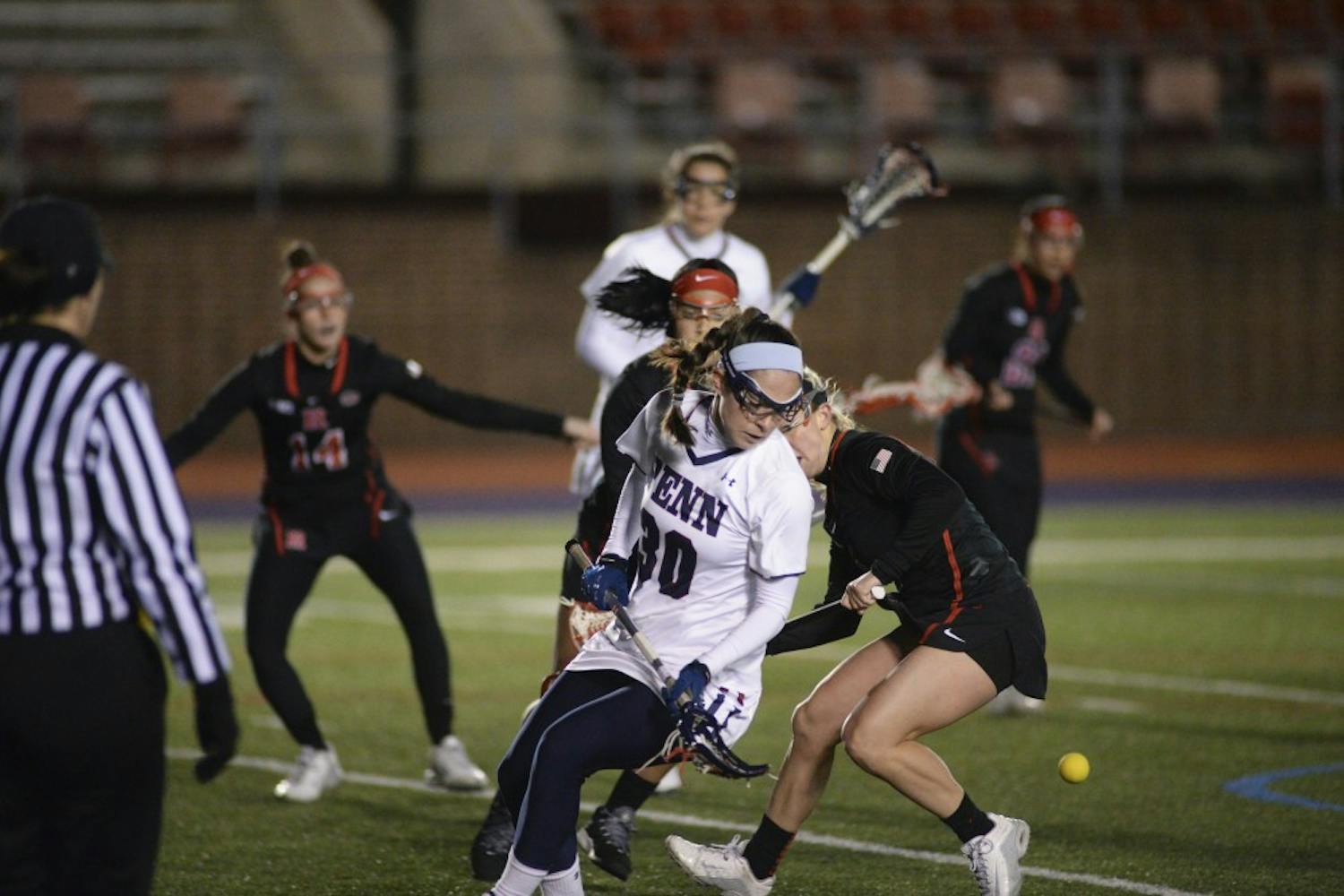 Junior midfielder Alex Condon led Penn to victory over Johns Hopkins, scoring eight of the Quakers' ten goals.