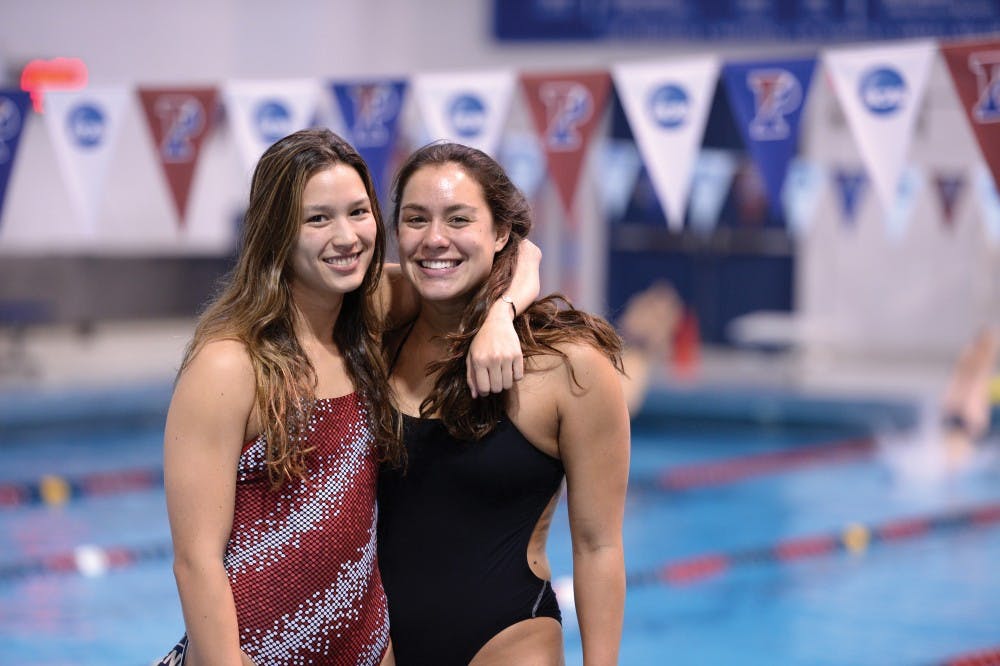 Penn women's swimming features two sets of swimmers, including the Jardelezas.