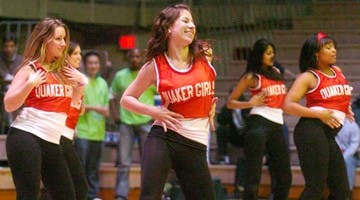 Halftime warriors of the Palestra