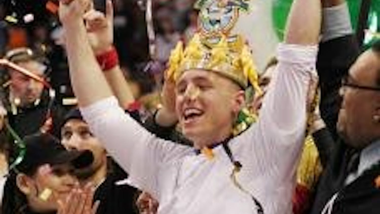 Joey Chestnut is crowned Wing Bowl champion, eating a record 182 fried flappers. Philadelphia native "Gentleman" Jerry Coughlan finished in fourth place, extending the city's sporting championship drought.