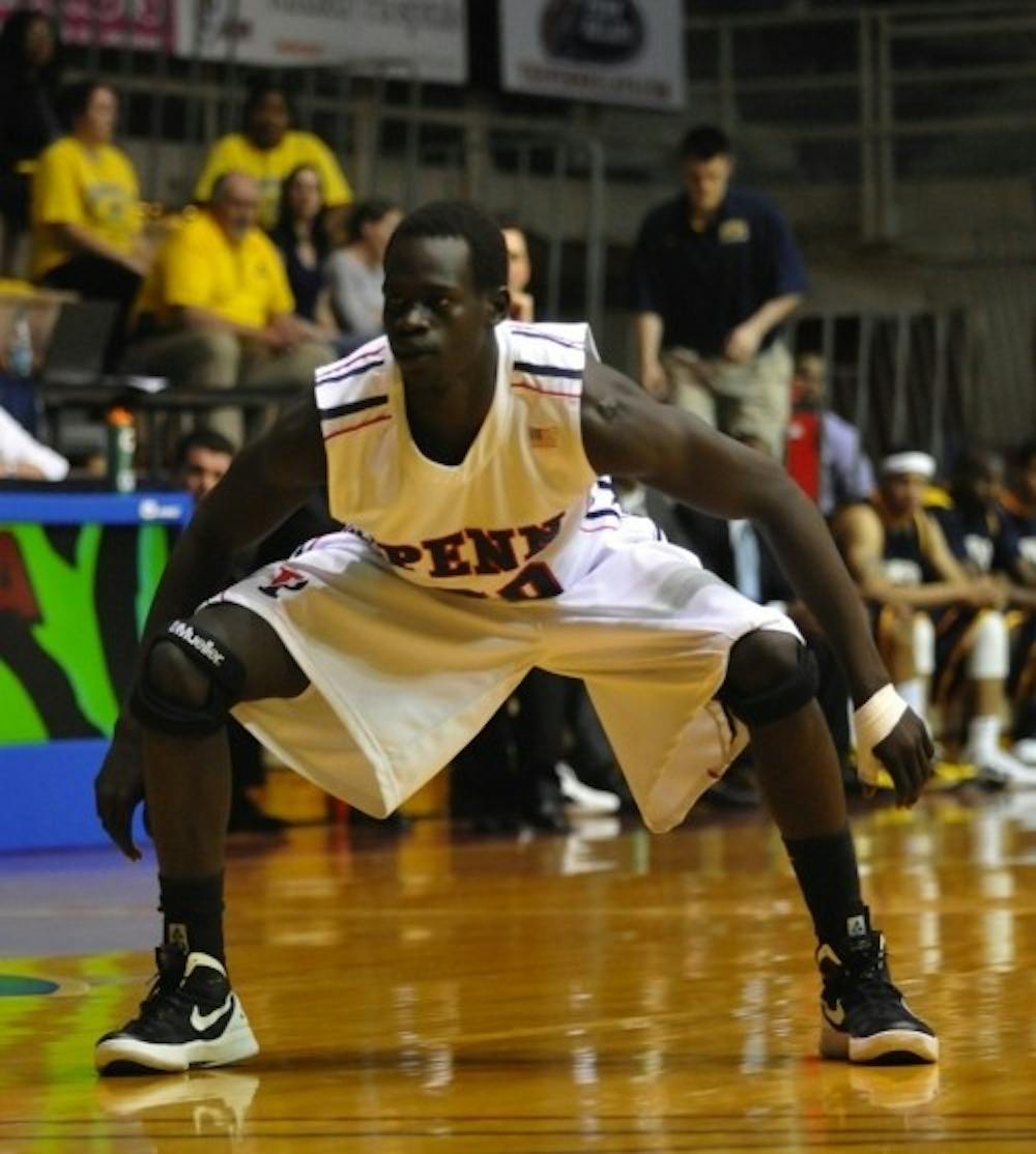 	With problems back home in Sudan, senior captain Dau Jok is playing with a heavy heart but he sees basketball as a refuge when he is on the court.