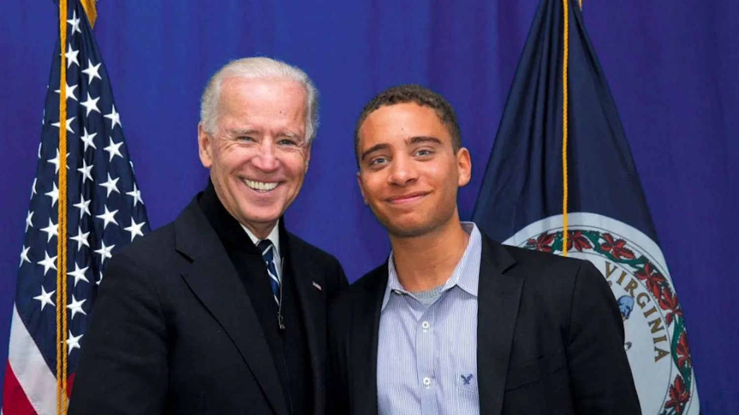 College senior Graham White spent last semester as a paid staffer on the advance team for Vice President Joe Biden.