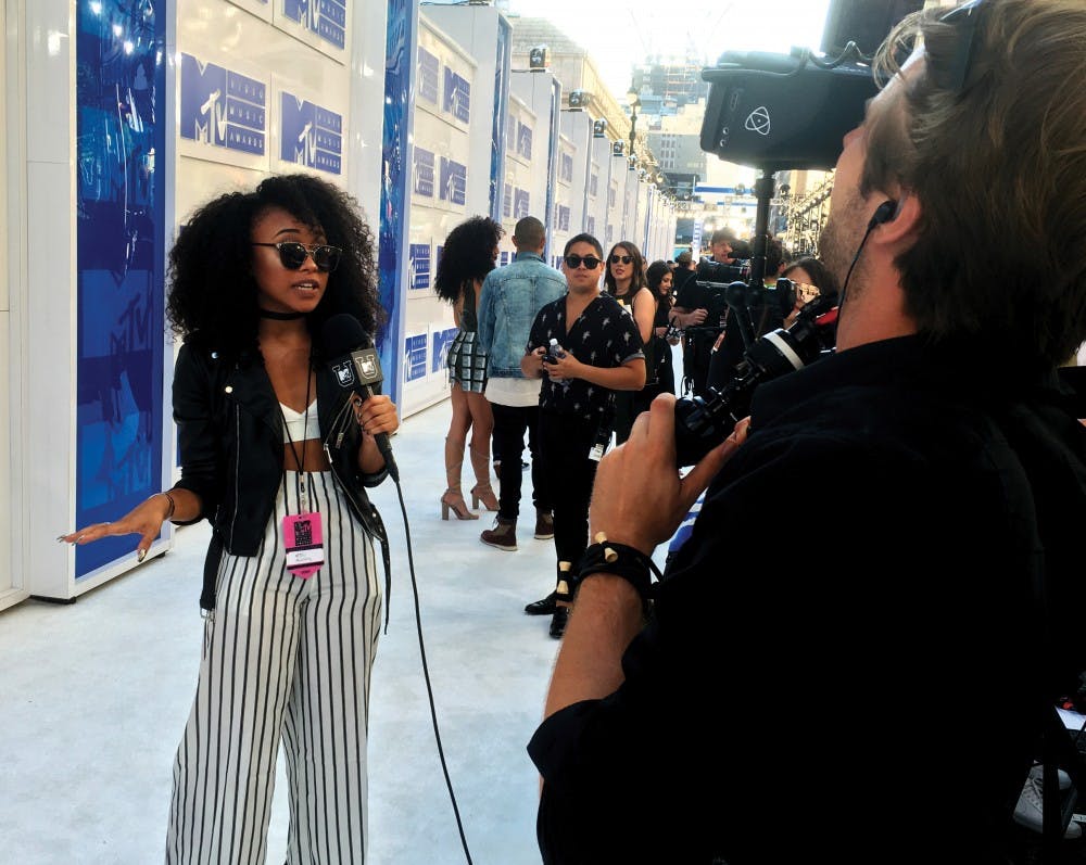 Morgan Brown was chosen by MTV to be a vlogger for the network at the Video Music Awards. | Courtesy of Morgan Brown