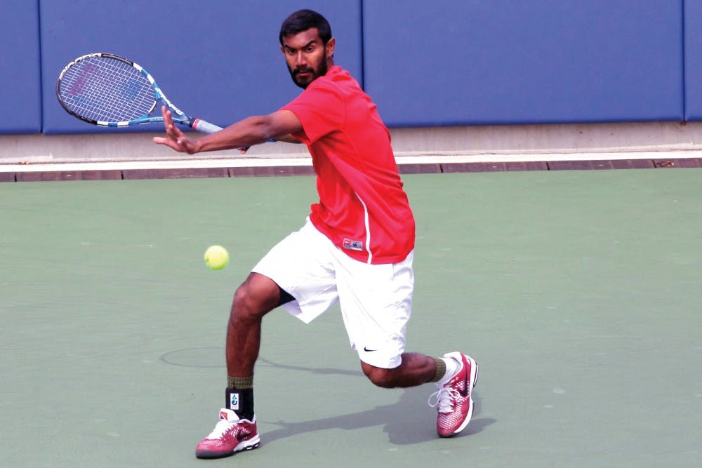 140407 University of Pennsylvania - Men's Tennis vs Columbia