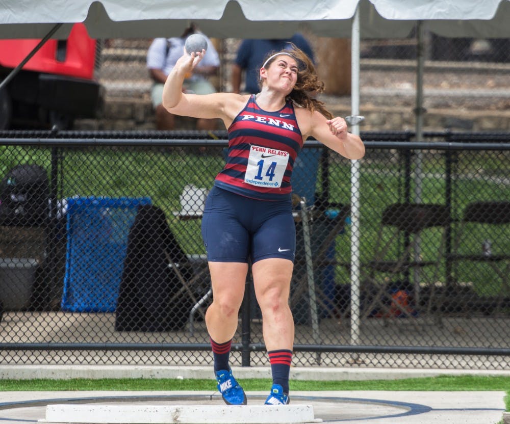 Freshman Maura Kimmel threw 14.32m to win bronze in the shot put and also put up a strong fifth-place performance in discus throw.