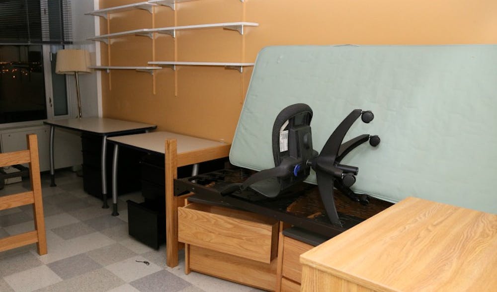 A College junior returned from break to find her items removed from her dorm room.