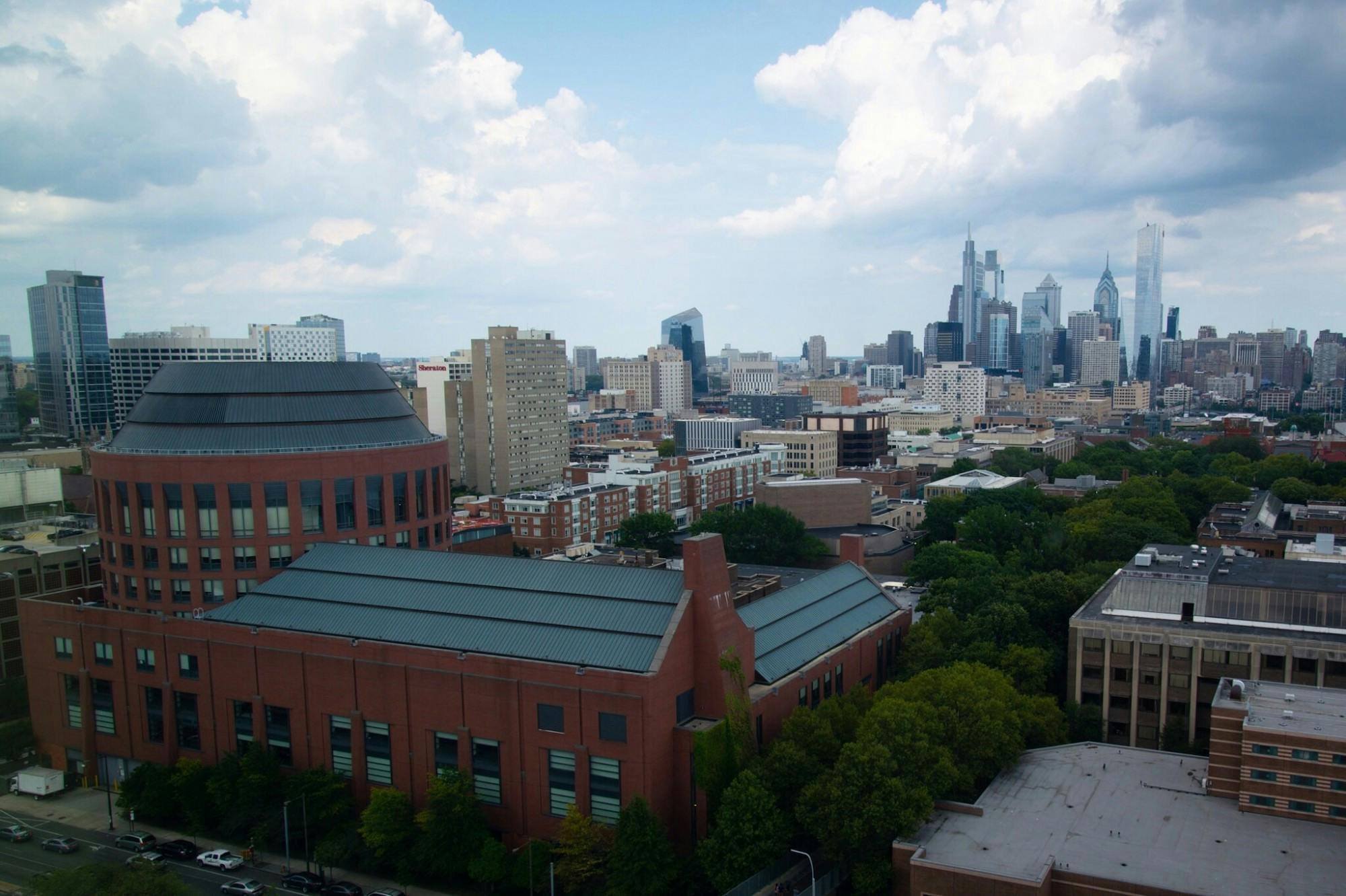 Philly Skyline Summer Wharton Huntsman Harnwell.JPG