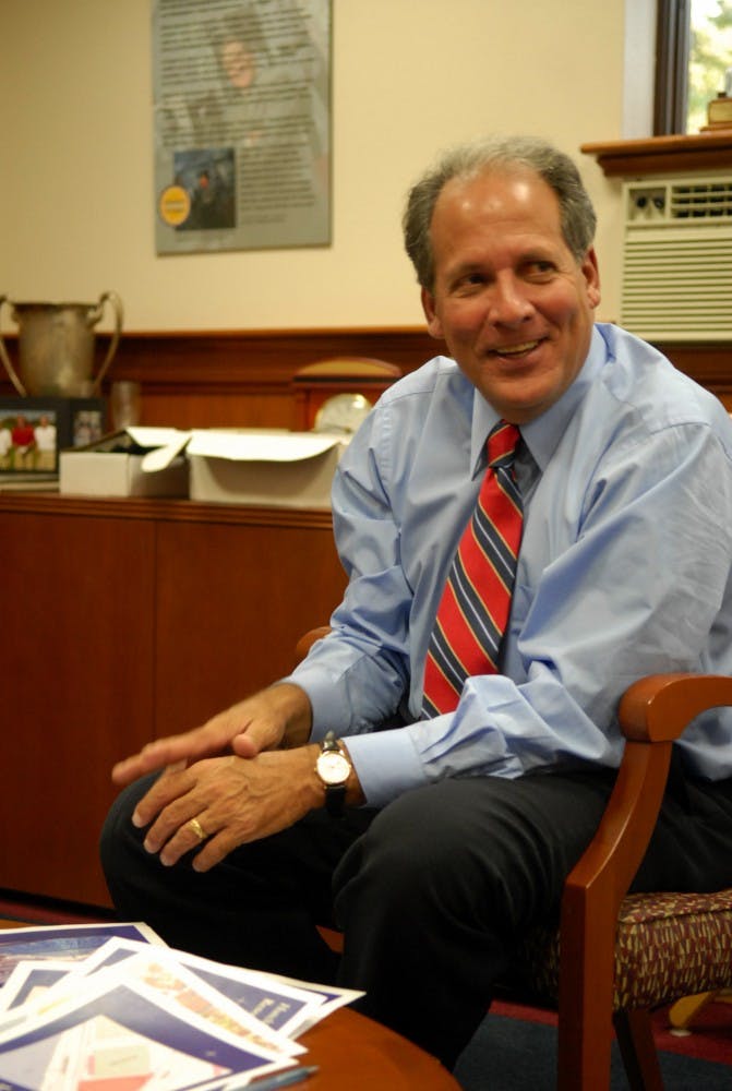 Athletic Director, Steve Bilsky, is interviewed.