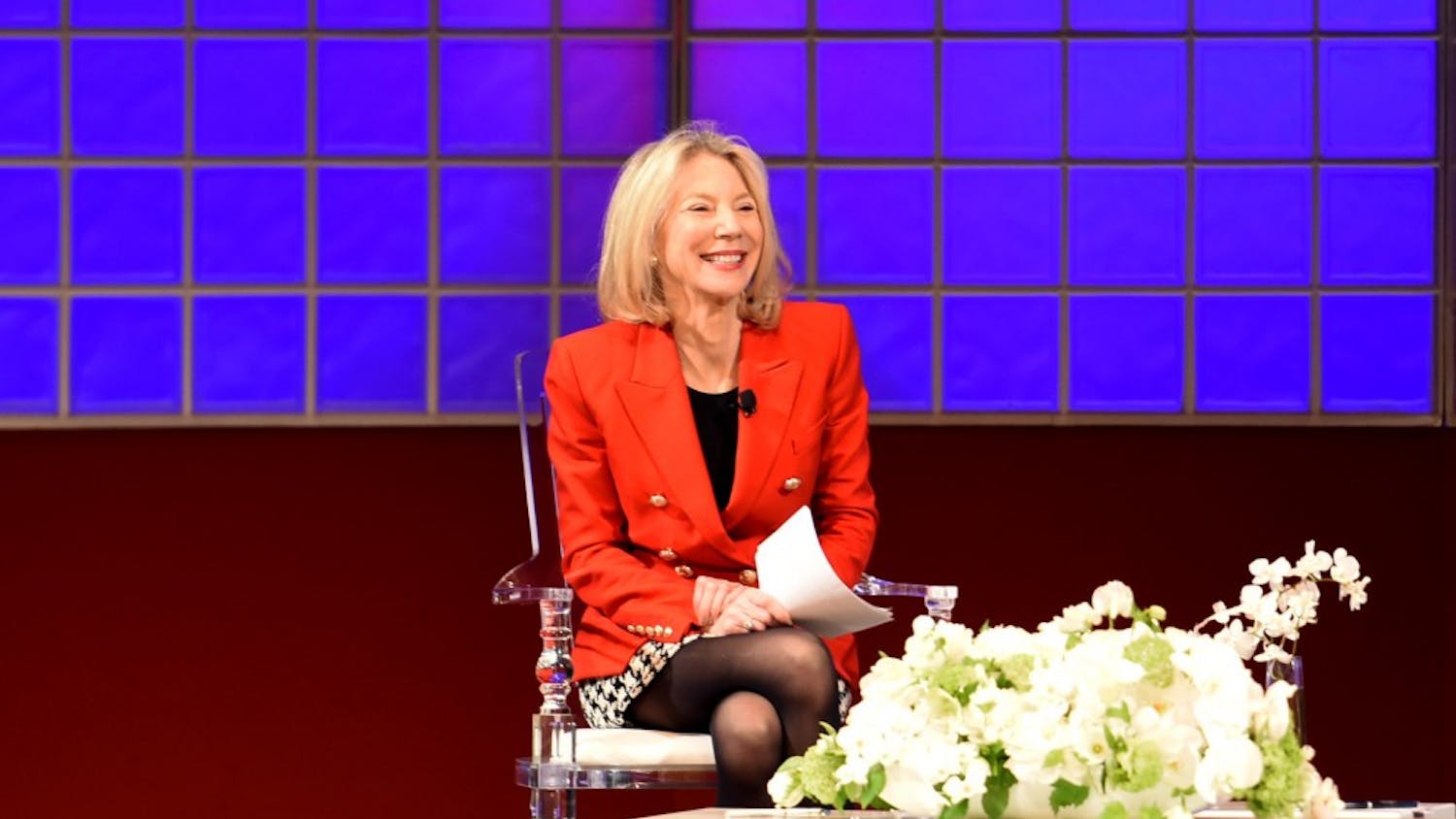 Penn President Amy Gutmann received an honorary degree from Johns Hopkins University at its commencement ceremony on May 24.