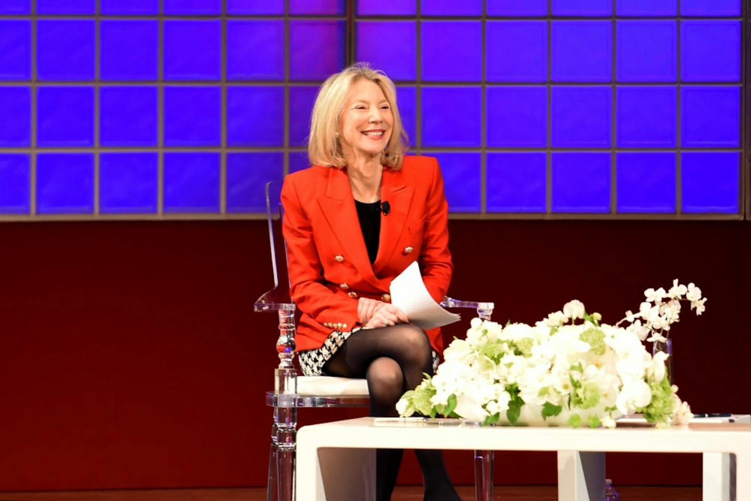 Penn President Amy Gutmann received an honorary degree from Johns Hopkins University at its commencement ceremony on May 24.