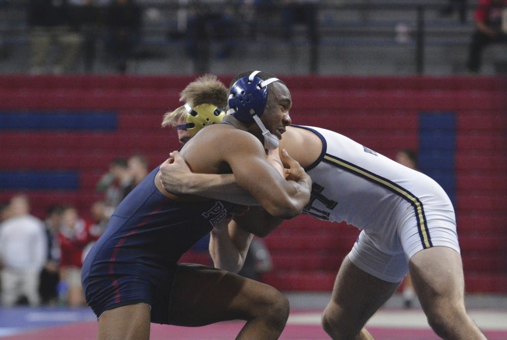 Junior May Bethea and the rest of Penn wrestling have a busy schedule in front of them over winter break. In addition to the Southeast Scuffle in Tennessee, the Quakers will also begin Ivy League play with a massive dual meet showdown at Princeton.