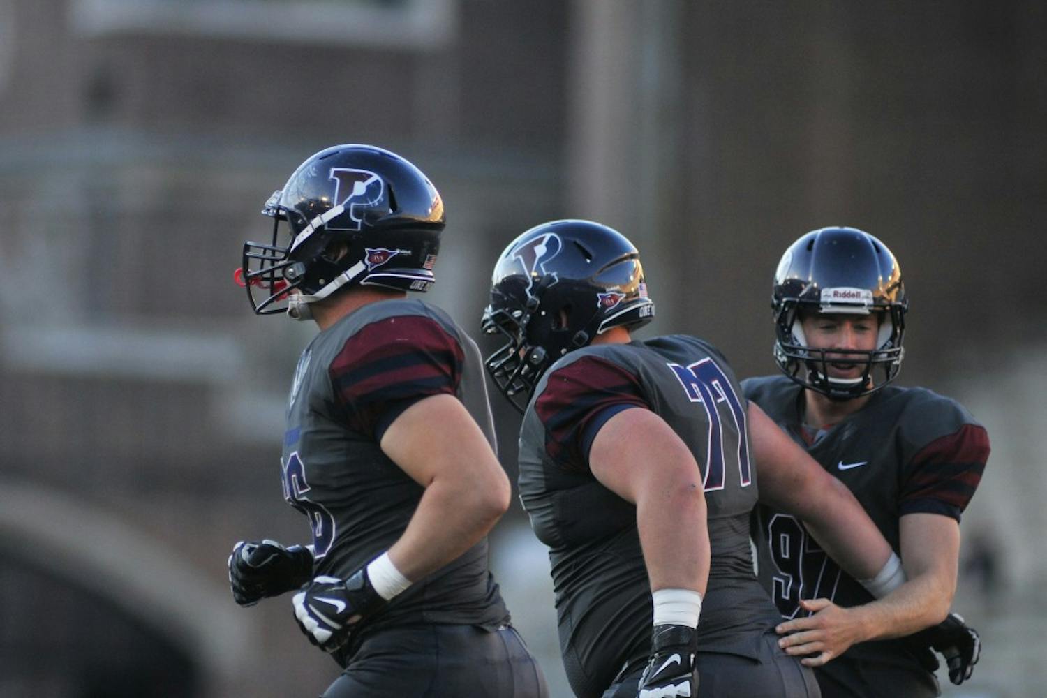 Senior offensive lineman and thrower Billy Bishop is among a select pool of athletes at Penn — those who undertake the rigors of two different sports.