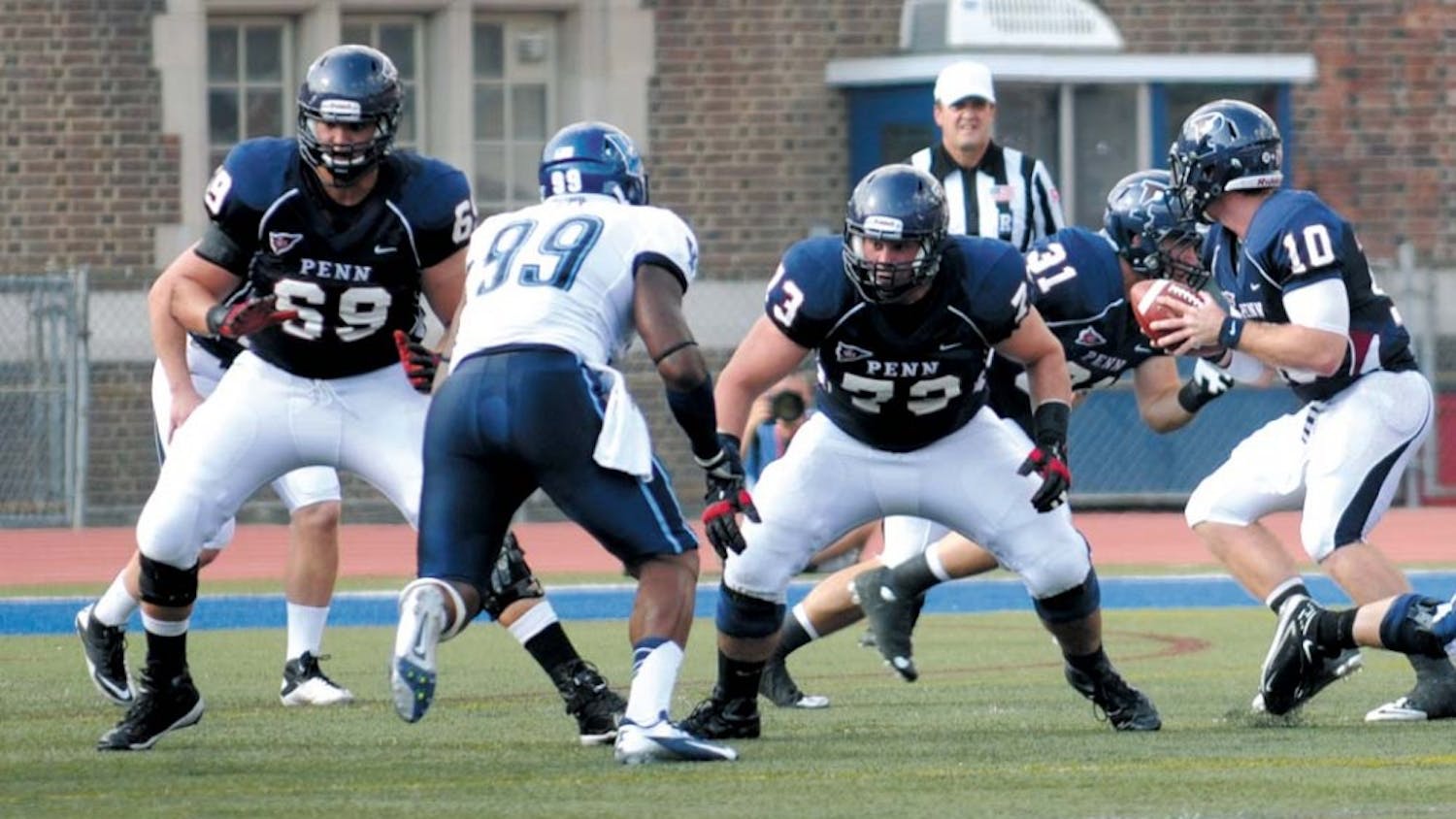 Football loses to Villanova 24-8; Penn scored a touchdown and had a successful two point conversion in the last five minutes of the game