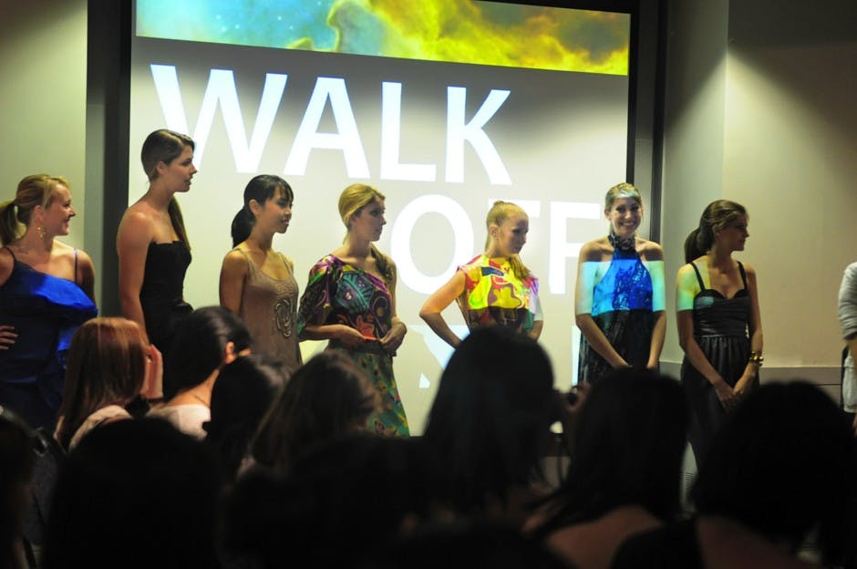 Students walk it out in Fashion Week modeling competition 