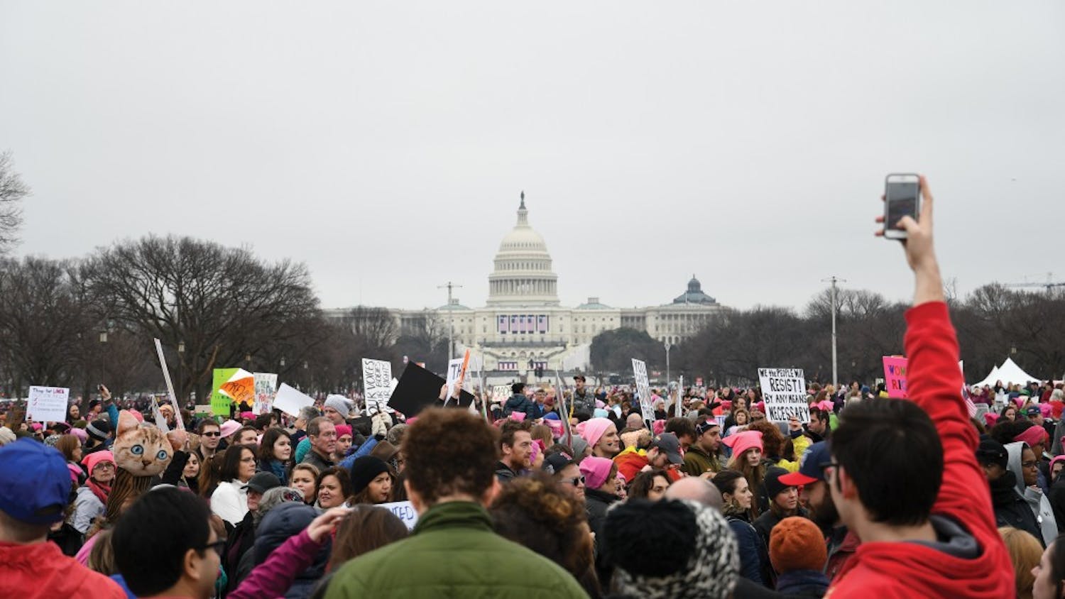 Penn Association for Gender Equity hosted a forum at Civic house to share perspectives on the strengths and weaknesses of the Women's March.