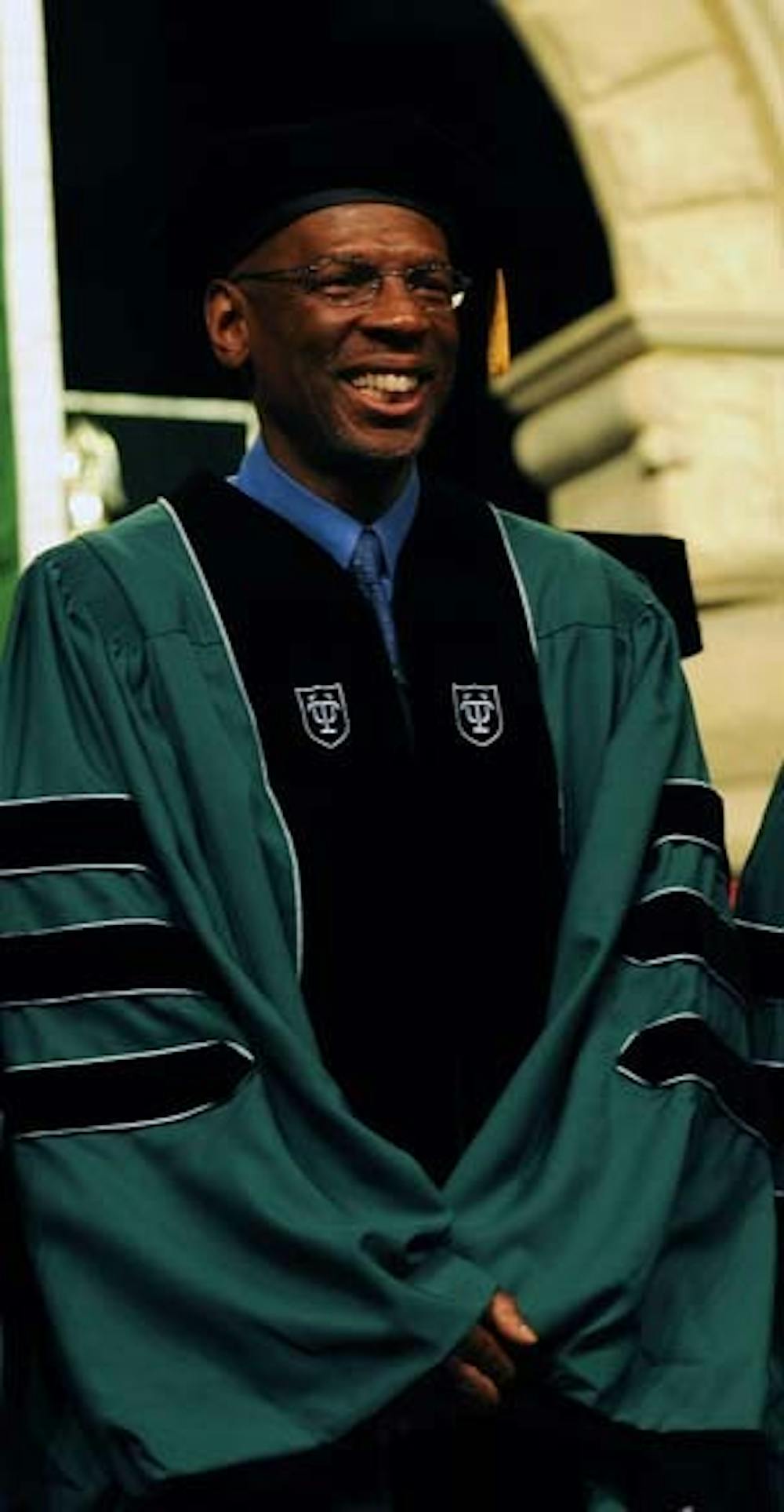 	2012: Geoffrey Canada addressed the graduating class of 2012, encouraging students to help those less fortunate. Although there was controversy surrounding his choice as commencement speaker, students were receptive to his speech. 