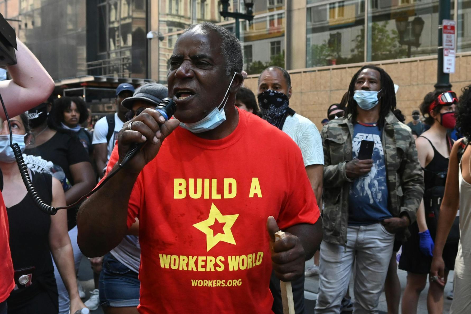 Workers World Party Philadelphia George Floyd Protest Sixth Day.jpg