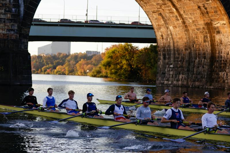 Penn heavyweight rowing trails Harvard, outpaces Navy at Adams Cup ...