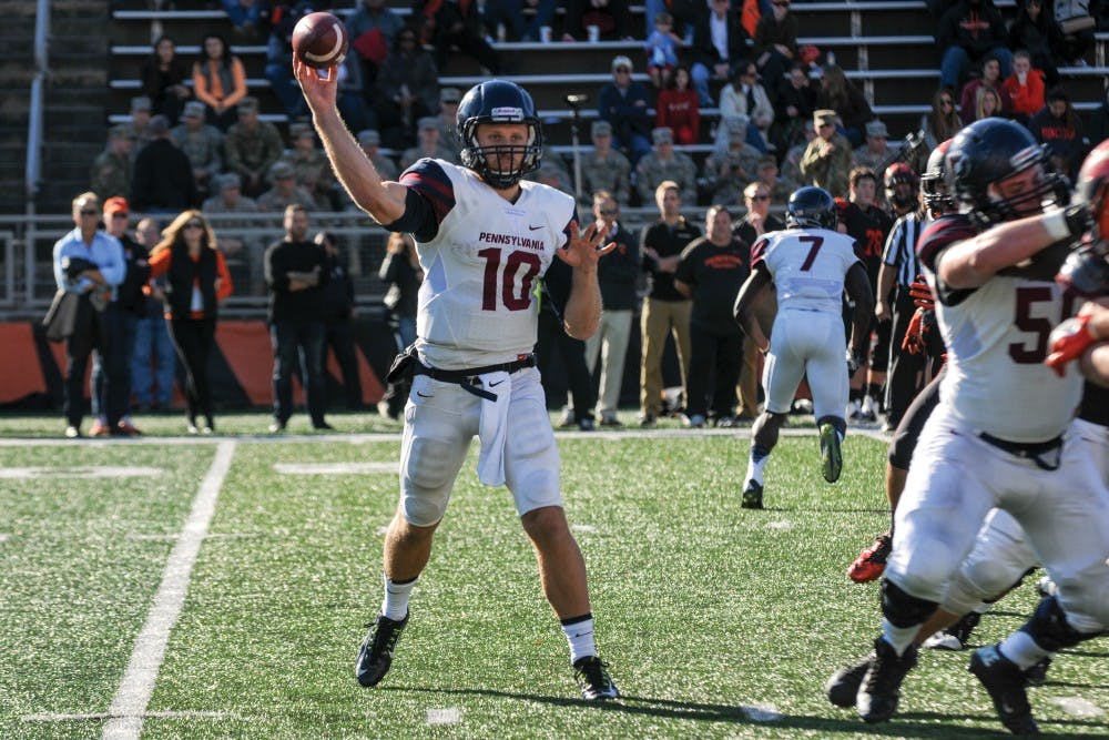 Looking to rebound from a tough loss to Princeton, senior quarterback Alek Torgersen will lead Penn football against Harvard on Friday.