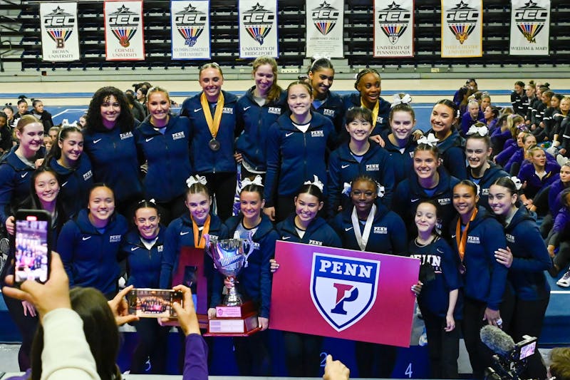 Penn gymnastics sets new season opener record at Cornell