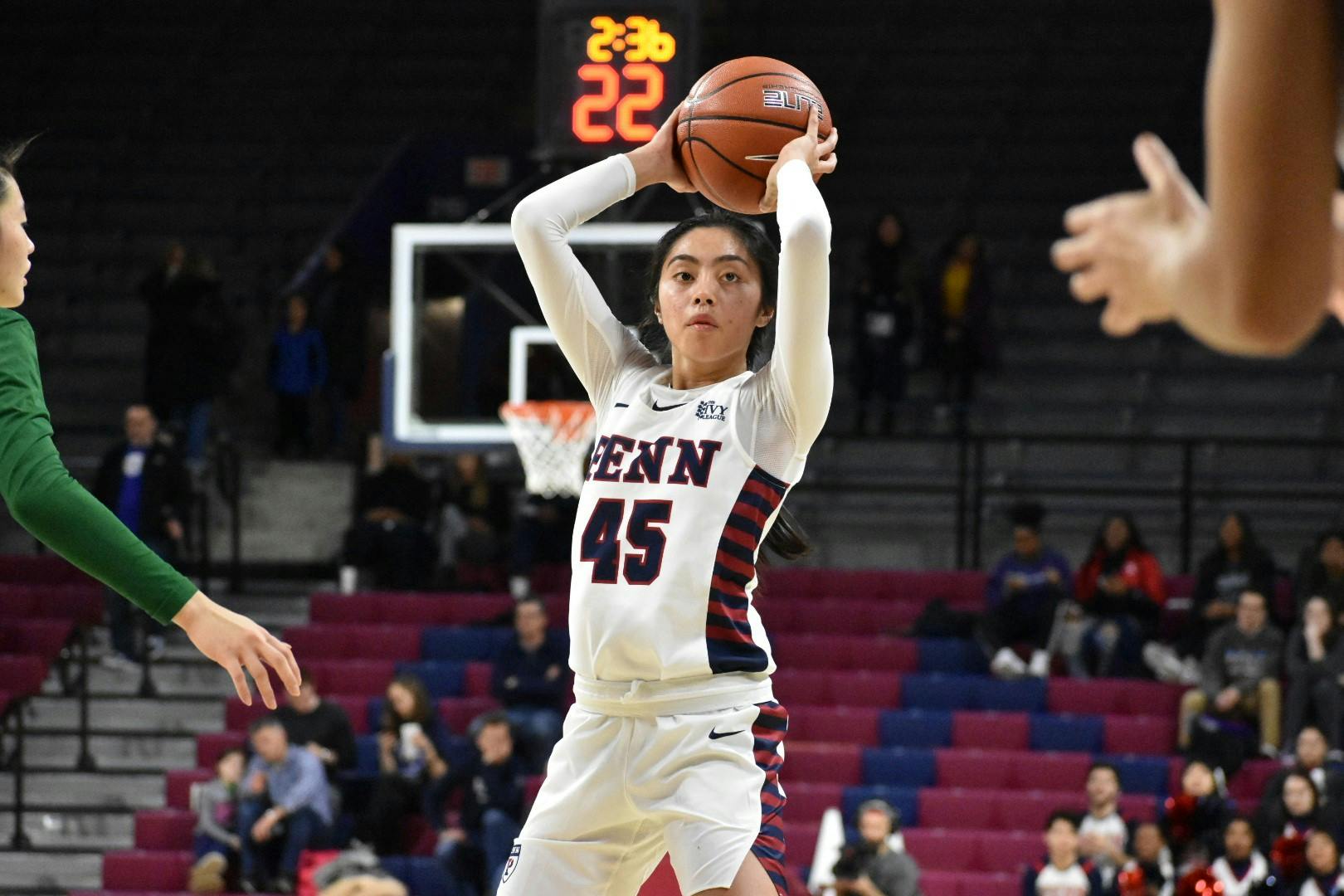 2-19-2020 Women's Basketball vs Dartmouth Kayla Padilla (Samantha Turner).JPG