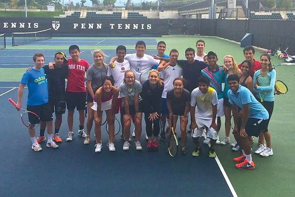 Penn club tennis made a seven-and-a-half hour drive to North Carolina over the weekend to compete in the USTA Tennis On Campus National Championship. The team performed well and finished 28th overall.