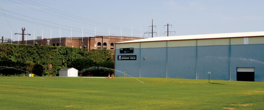 newly renovated fields - franklin field, vagelos field, rhodes field