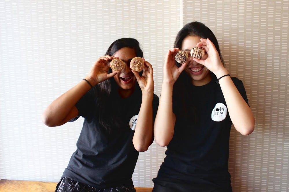 NOMsense Bakery was founded in 2014 by Wharton senior Roopa Shankar and College senior Alina Wong. The duo look to expand their operations after graduation this spring. | Courtesy of Stephanie Loo.