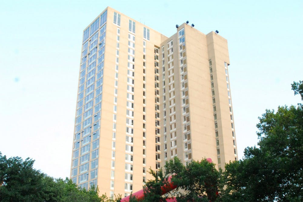 The high rises are one of the few dorms that allow students to stay over winter break.