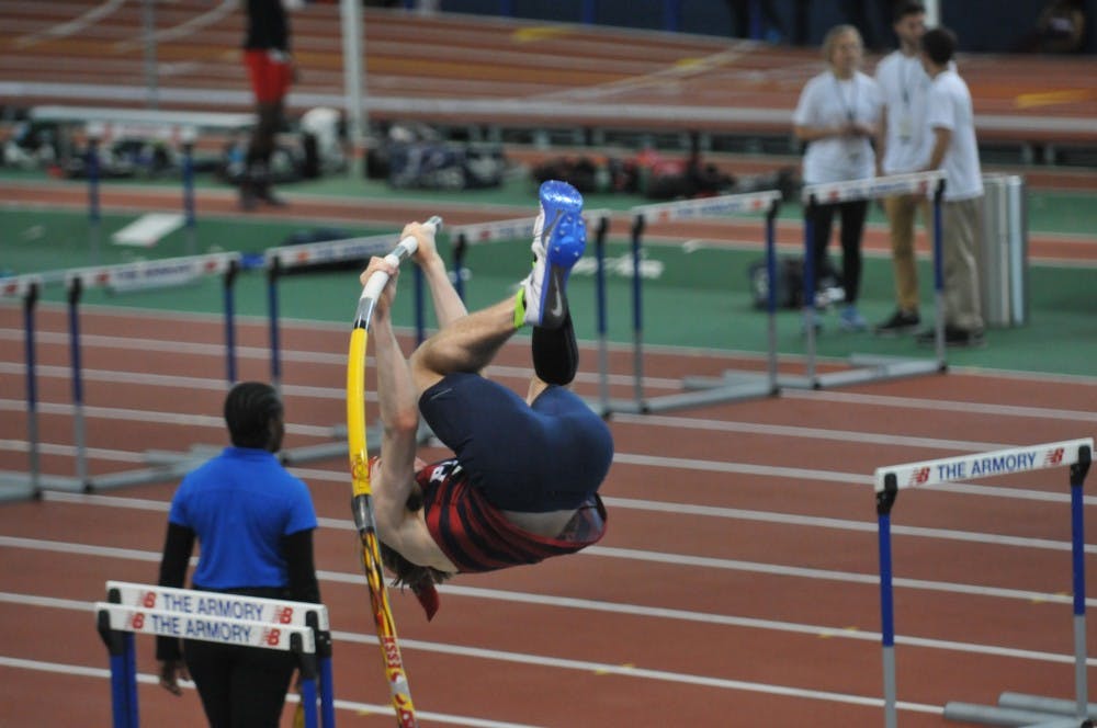 Freshman pole-vaulter Sean Clarke leads an immensely talented freshman class for Penn track and field.