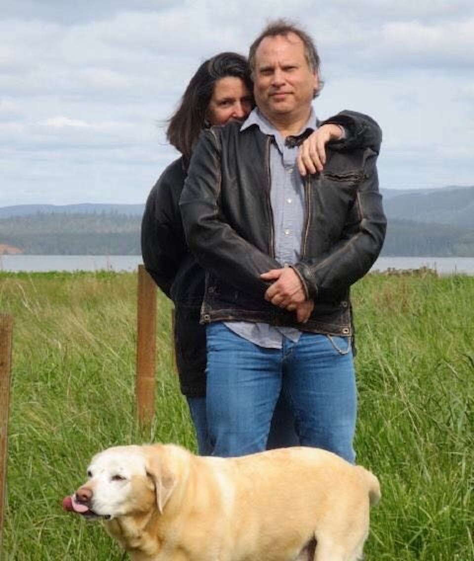 Buzz Bissinger and his wife Lisa Smith