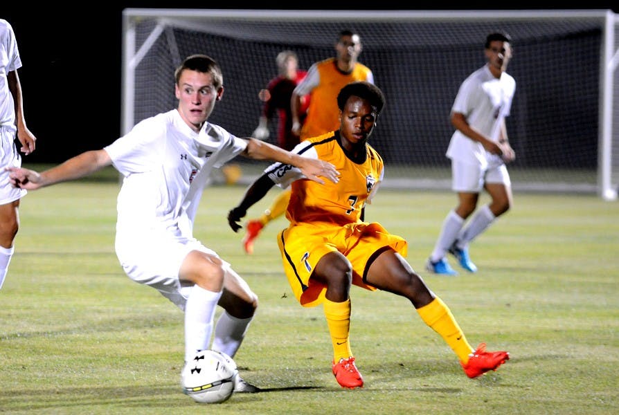Men's Soccer vs. Drexel.  Men's soccer wins 2 - 0 home at Rhodes Field