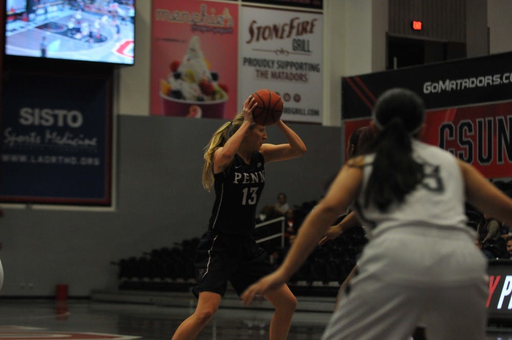 Thanks in large part to eight fourth-quarter points, senior center Sydney Stipanovich was able to log her fifth double-double of the year in Penn women's basketball's 47-36 win over CSU Northridge.