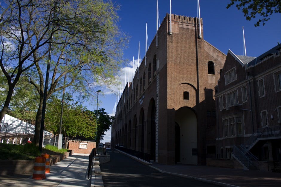 North end of Franklin Field bulks up