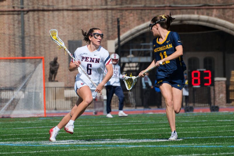 No. 15 Penn women&#39;s lacrosse loses first game of the season to No. 6 Michigan