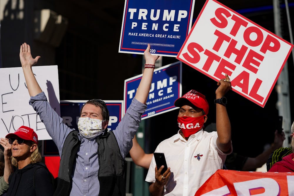 election-week-protests-trump-supporters-stop-the-steal-pennsylvania-convention-center-november-6-2020