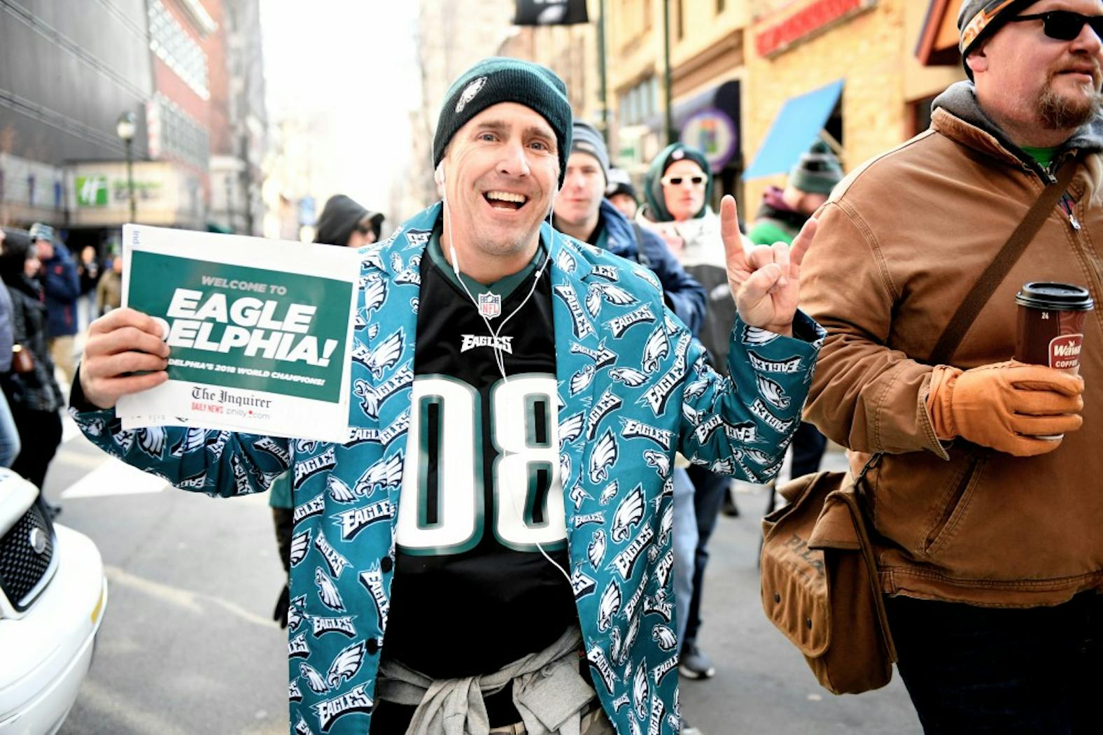Eagles Parade Signs
