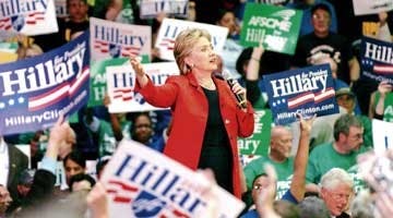 Palestra rally ends Clinton's Pa. push
